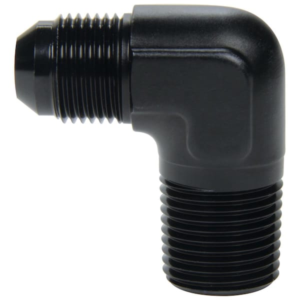 Allstar Performance 6 x 0.375 in. AN to NPT 90 deg Adapter Fitting ALL49570 - main